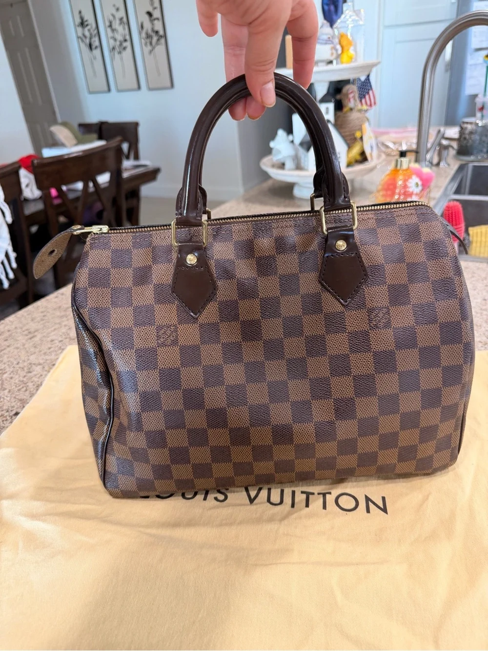 🔥🔥Louis Vuitton Speedy 30  Damier EBENE (GUC) COA Included🔥🔥